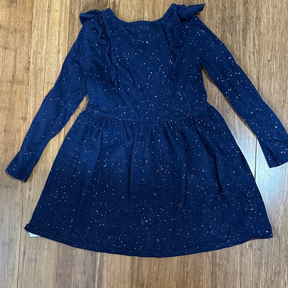 LAST CHANCE OFFER: GAP Navy Glitter Kids Dress - Picture 3 of 4